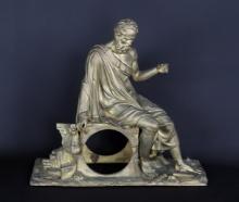 Gilt Bronze Figural Clock Case figure