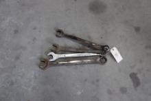 Set of 4 Combination Wrenches - 1 3/8", 1 7/16",  1 5/8", 1 1/2"