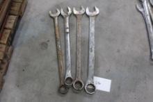 (4) Combination Wrenches - 2", 1 13/16", 1 11/16", 1 5/8"