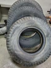 3 9.00 Truck Tires and 1 tube