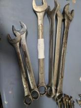 6 large wrenches, boxed on one end
