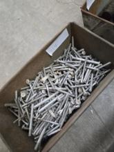 bin of misc  screws and bolts