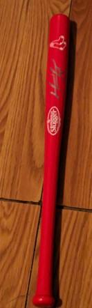 David Ortiz Signed Auto Mini Bat with coa