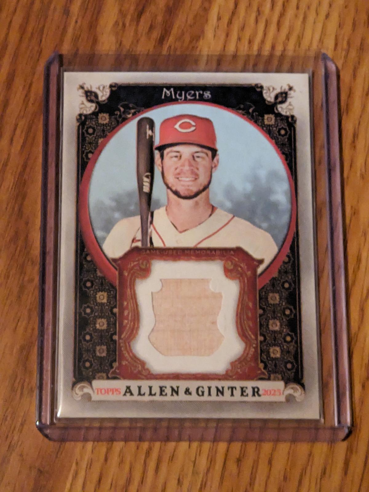 2023 Topps Allen & Ginter #AGRB-WM Wil Myers Bat Relic Reds