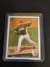 2009 Topps Chrome Rookie Refractor Brett Anderson #226 Rookie