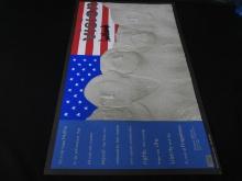 Trump Signed Vision 3D Poster Direct COA