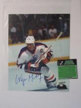 WAYNE GRETZKY SIGNED 8X10 PHOTO WITH COA