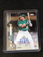 2020 Topps Chrome SETH BROWN #RA-SB Rookie AUTO - OAKLAND ATHLETICS