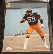 Jack Ham autographed 8x10 photo with JSA COA/witnessed