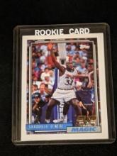 1992-93 Topps - Gold #362 Shaquille O'Neal Rookie (RC) Orlando Magic HOF Lakers