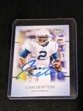 Cam Newton autographed card w/coa