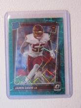 2021 DONRUSS OPTIC JAMIN DAVIS RC PRIZM