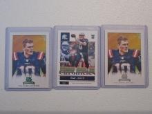 3 CARD ROOKIE LOT MAC JONES BASE/FOIL