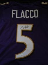 RAVENS JOE FLACCO SIGNED JERSEY JSA COA