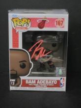 Bam Adebayo Heat signed Funko Pop w/Coa