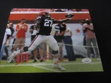 Kareem Hunt Browns signed 8x10 Photo w/JSA Coa