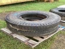 (3) DYNAMO 10.00-20 TIRES