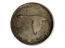 .999 Silver - 1967 Canadian Goose Dollar