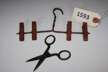 Toy scissors and hanger