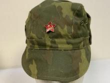 VINTAGE USSR SOVIET ARMY CAMOUFLAGE HAT