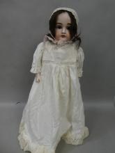 Antique German Bisque Head & Soft Body Doll