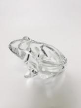 Glass Frog Candy Dish