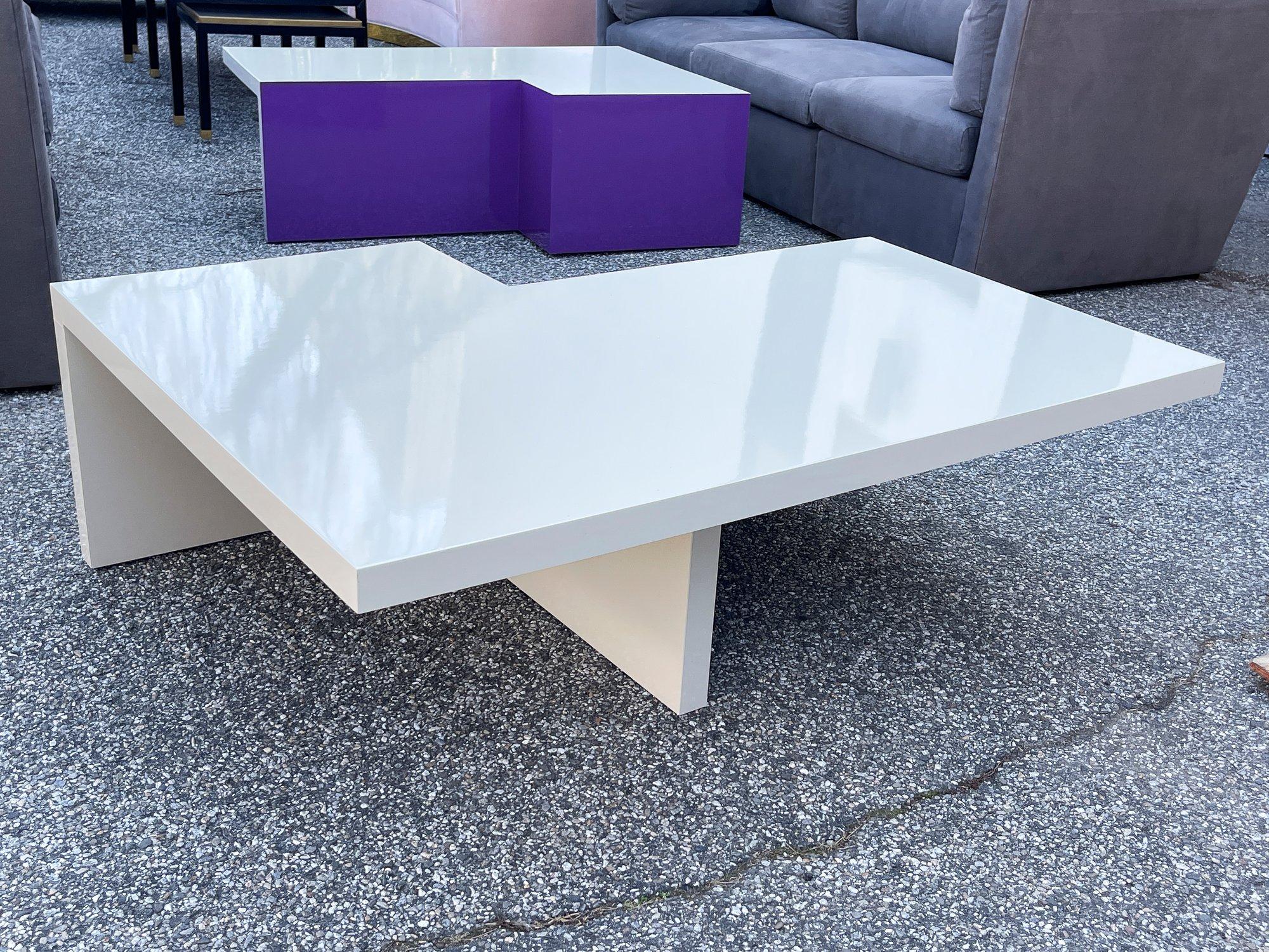 House Of Clement Oversized Interlocking Lacquer Coffee Table