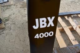 New JBX 4000 heavy duty skid steer fork attachment