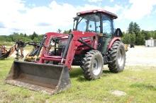 Mahendra model 2565 tractor with bucket