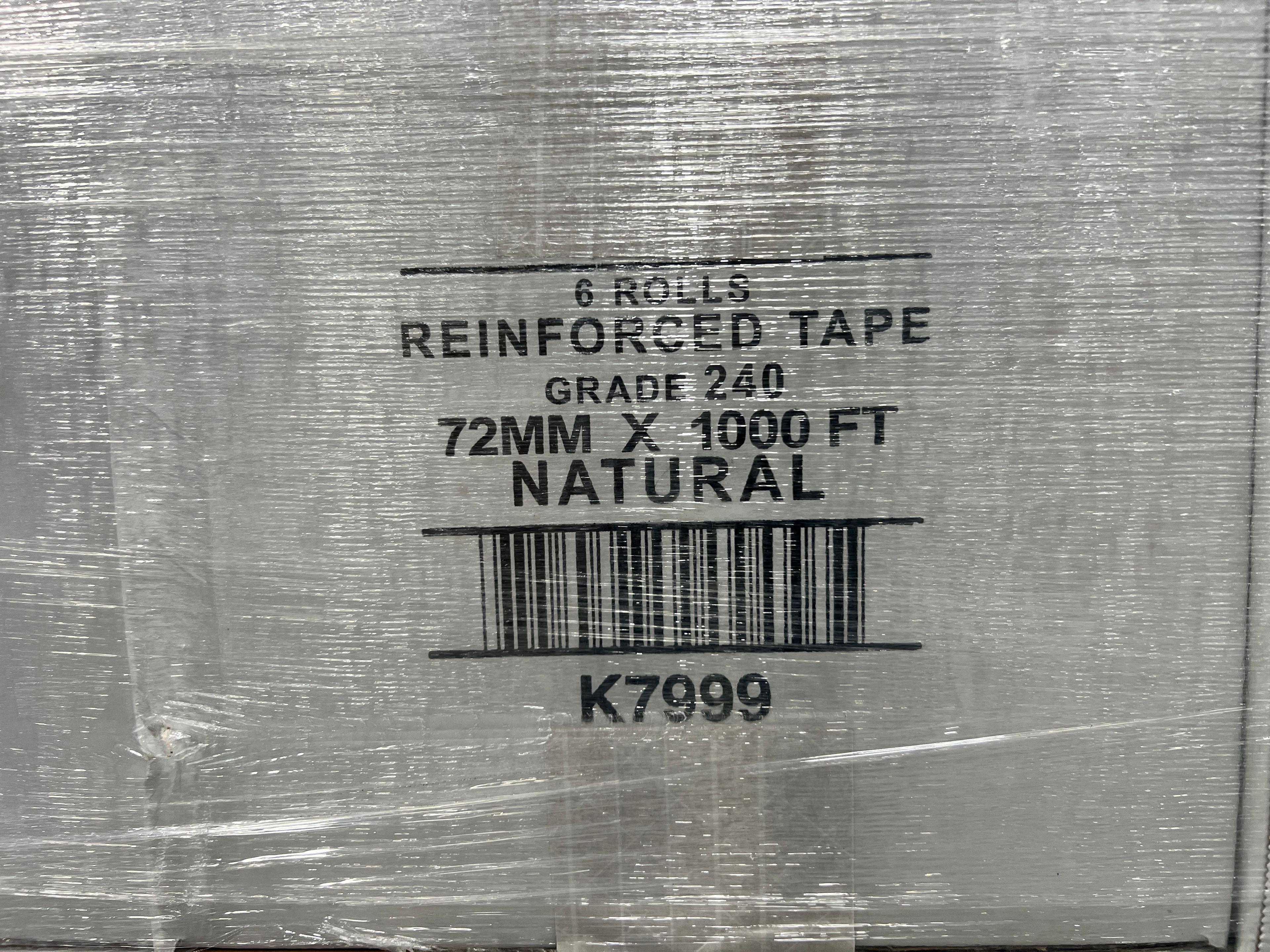 Reinforced Tape Grade 240 1000' Natural