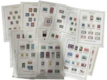 Vintage United States Stamp Pages