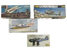 Lot of 4 | Rare Vintage Aircraft Models