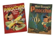 Lot of 2 | Vintage Disney Pinocchio Color Books