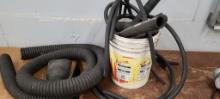 Rudder hose and exhaust hose