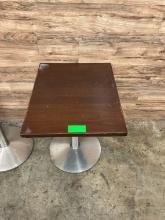 (2) Count Wooden Dining Tables