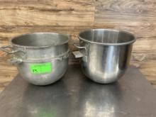 (2) Count 20qt Mixing Bowls