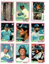1978 Topps Baseball, Mariners & Royals