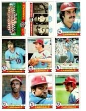 1979 Topps Baseball, Cardinals & Phillies