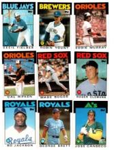 1986 Topps Baseball cards