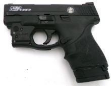 SMITH & WESSON M&P9 SHIELD WITH VIRIDIAN LASER