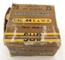 BOX OF FIOCHI .44 SMITH & WESSON RUSSIAN