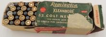 BOX OF REMINGTON 32 COLT NEW POLICE