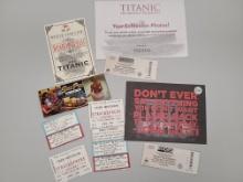 Las Vegas used paper memorabilia, : Titanic, Mob Museum, Bodies and more