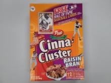2000 Cinna-Buster EMPTY Cereal Box with Babe Ruth Baseball Card