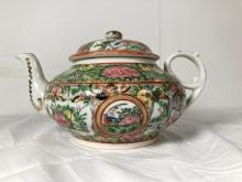 Chinese Rose Medallion Tea Pot