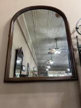 Vintage Wooden Arched Mirror