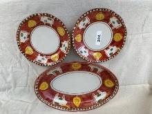 Solimene Italian Platter with 2 Plates