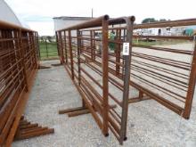 24ft free standing cattle panels with gates (2 x the money)