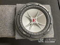 (Jurupa Valley, CA) Car Subwoofer (Used) NOTE: This unit is being sold AS IS/WHERE IS via Timed Auct