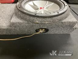 (Jurupa Valley, CA) Car Subwoofer (Used) NOTE: This unit is being sold AS IS/WHERE IS via Timed Auct